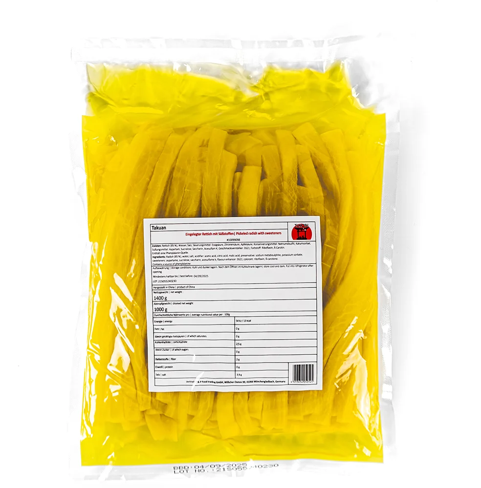 Oshinko (Rettichstreifen)  - 1 x 1 kg Pack