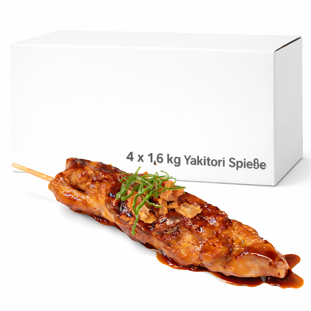 Takori - Yakitori Spieße 4 x 1,6 kg Karton (TK)