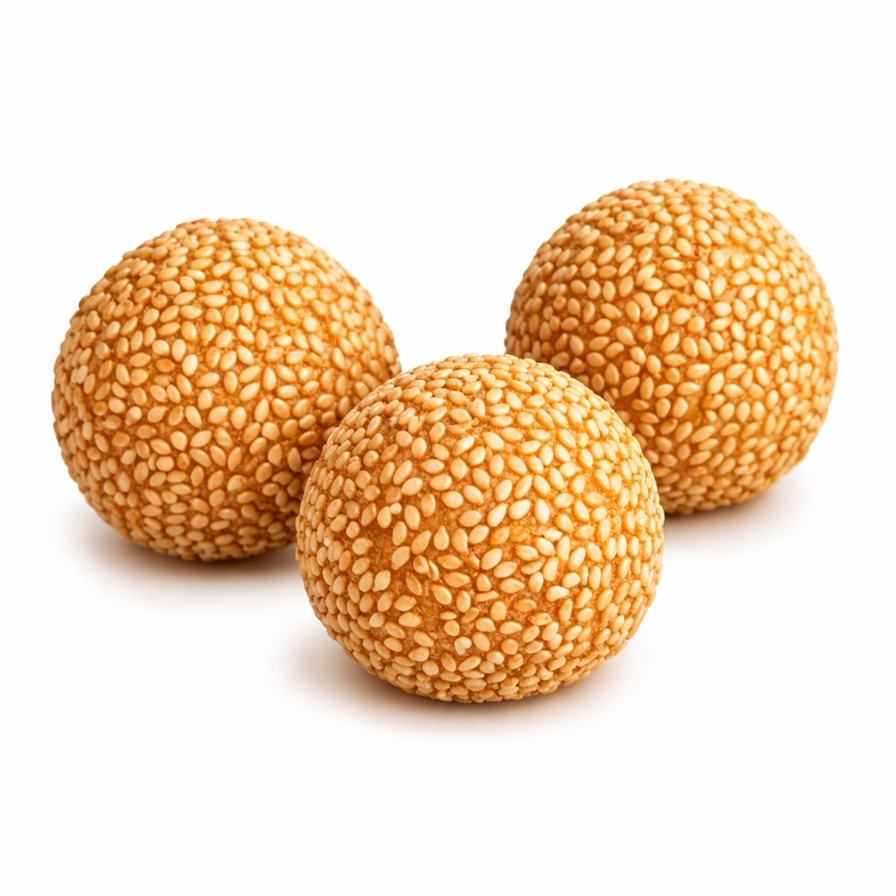 Zhuowei - Sesam Kugel, "Rote Bohne", 1 x 2,5 kg Packung (TK)