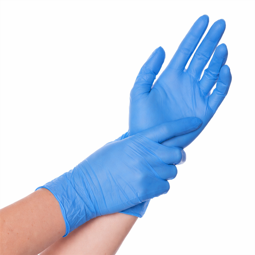 Nitril-Hygienehandschuhe, Farbe: blau, Größe: XS, 1 Karton à 10 x 100 Stück