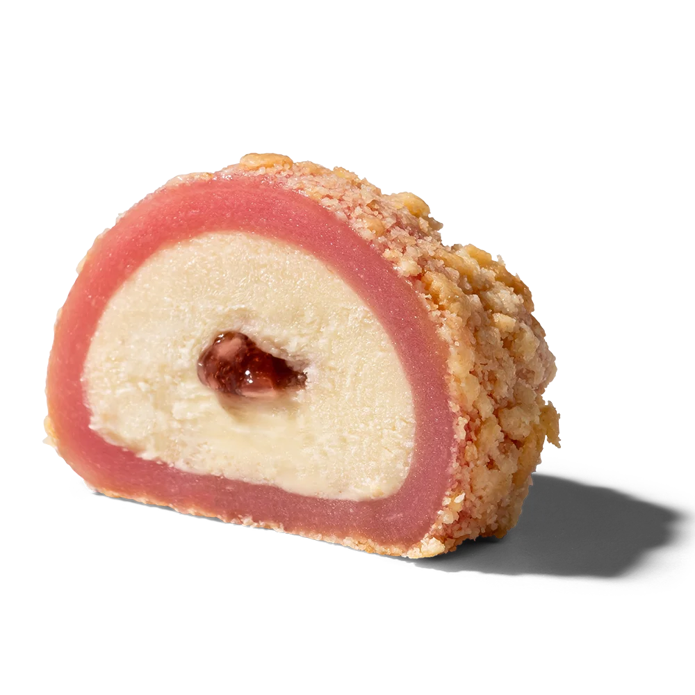 Mochi Erdbeer Käsekuchen - 2 x 25 Stück (TK)