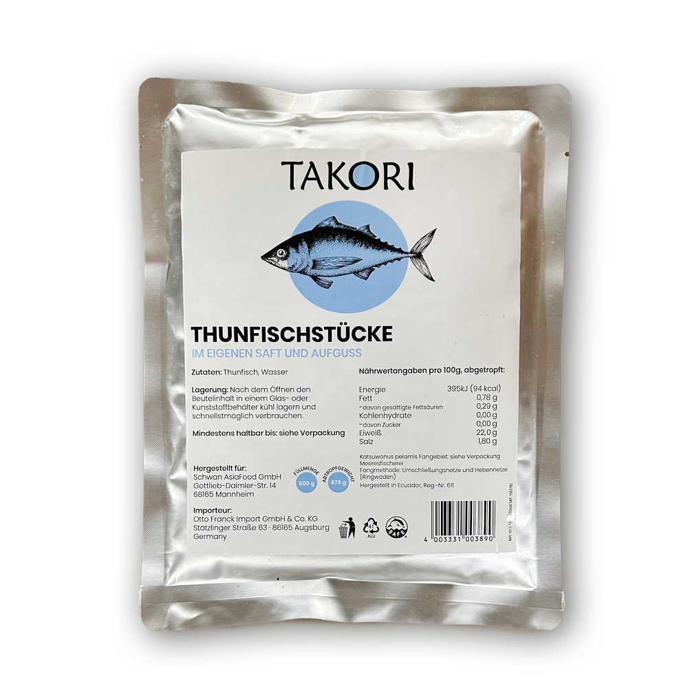 Thunfisch im eigenen Saft, 1 x 500 g Beutel