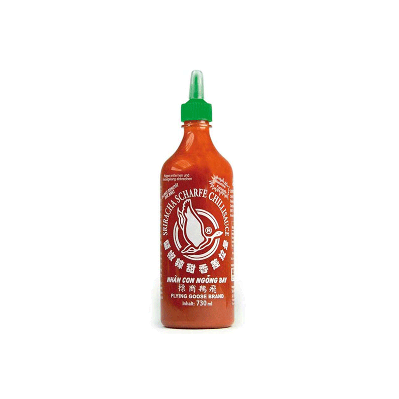 Flying Goose - Chili Sauce Sriracha, Super Hot, 1 x 0,73 l Flasche