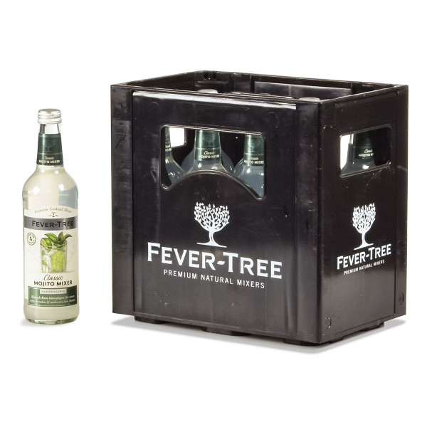 Fever-Tree Classic - Mojito Mixer, 1 Kasten à 8 x 0,5 L Flaschen mit Pfand