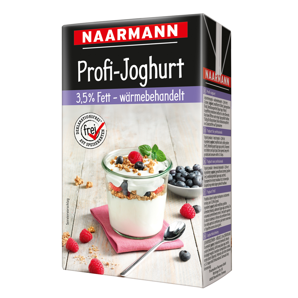 Naarmann -  Profi-Jogurt, 3,5% Fettgehalt,1 Karton á 12 x 1 Liter