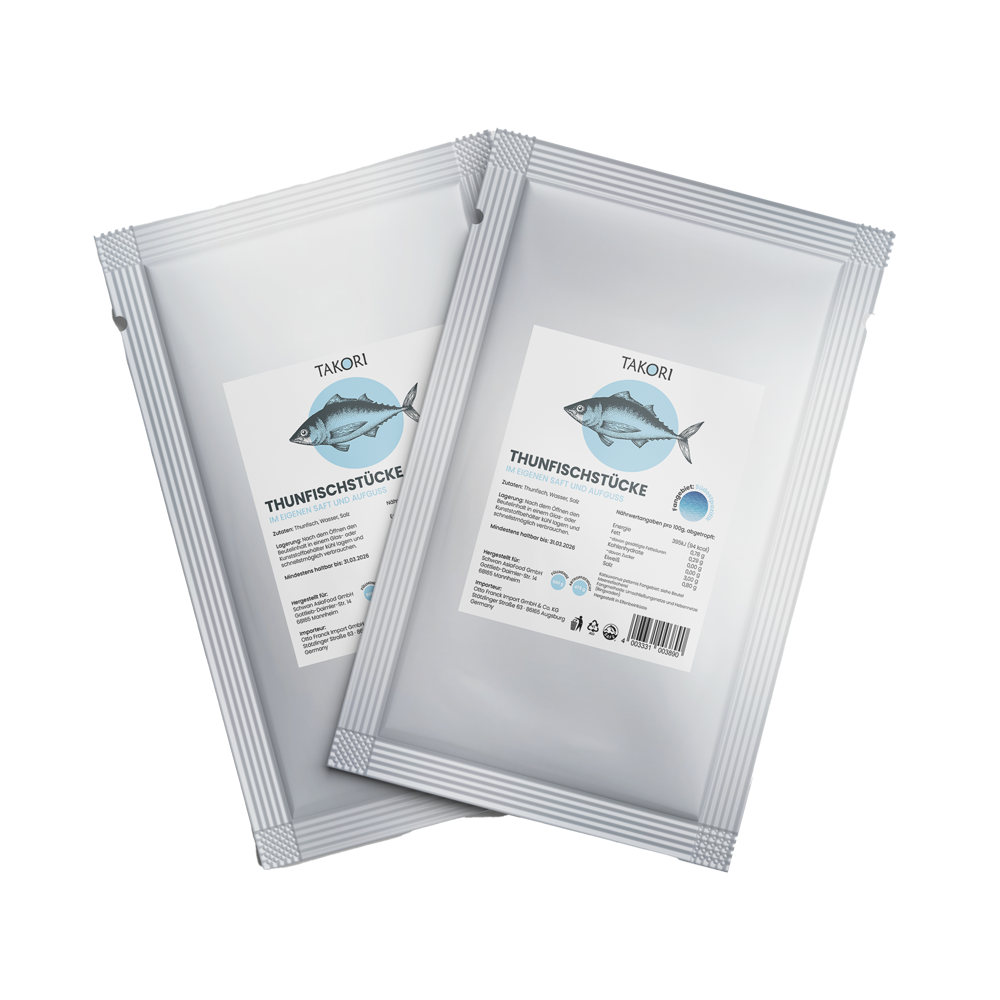 Thunfisch im eigenen Saft, 1 x 500 g Beutel