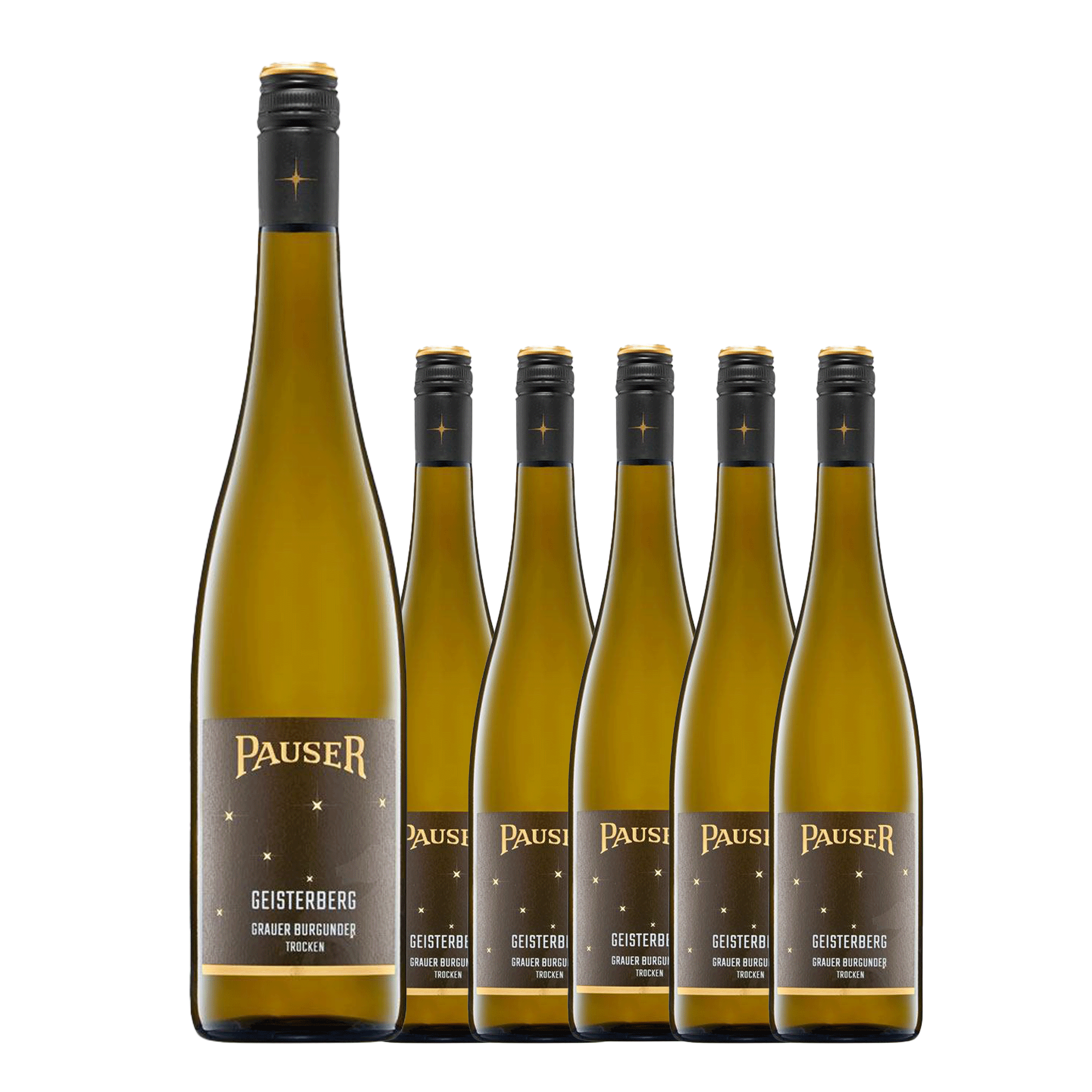 Weingut Pauser - Grauer Burgunder trocken, 2023, 6 x 1l Flasche