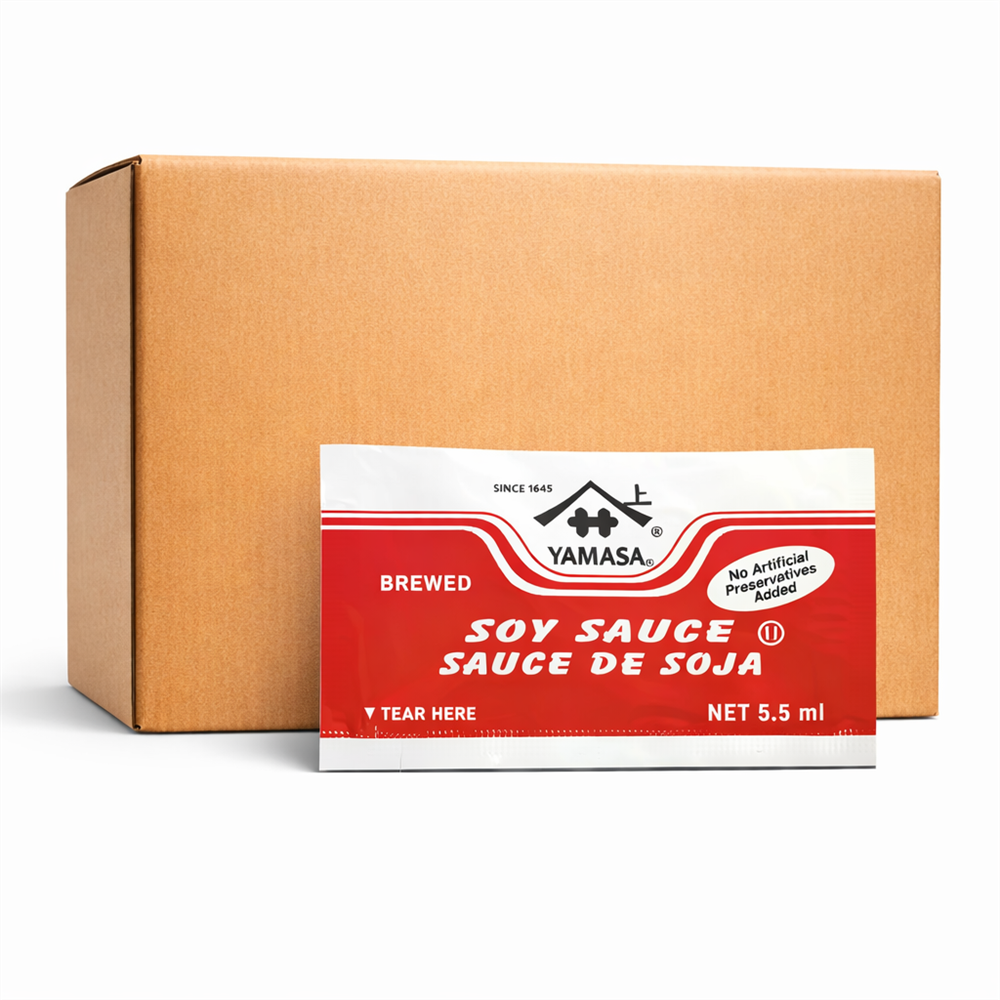 Yamasa - Soja Sauce dunkel, 1 Karton à 480 x 10 ml Stück