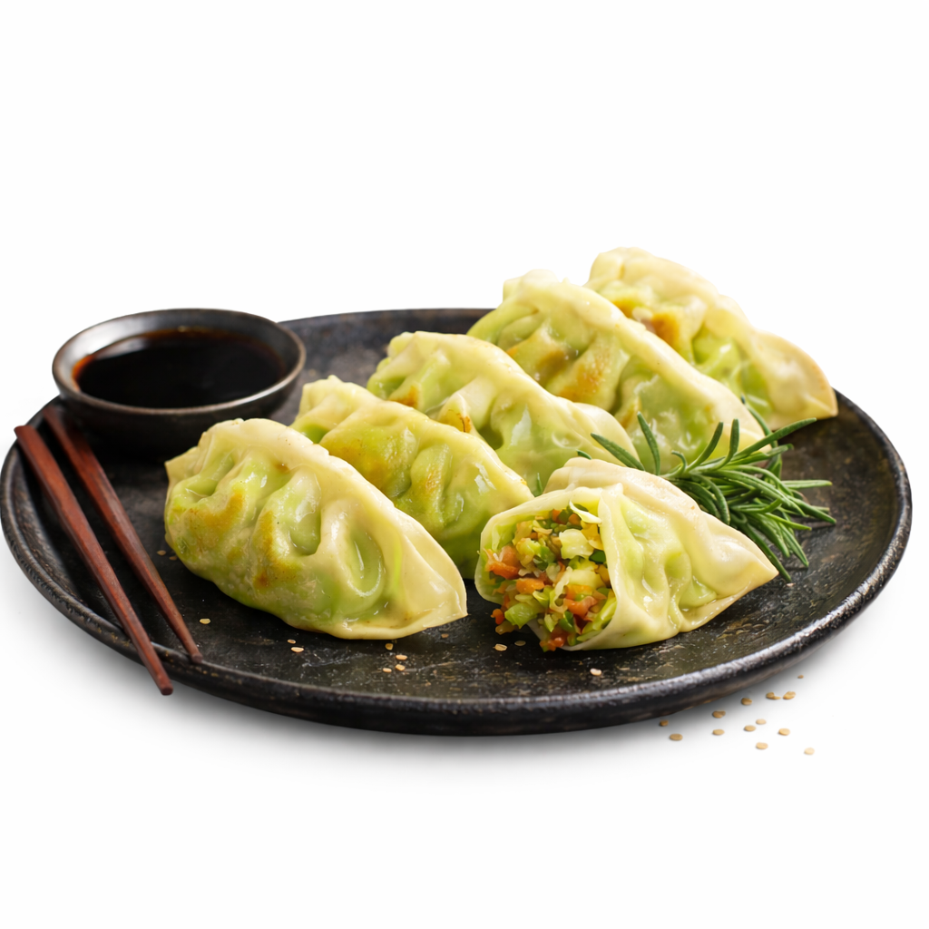 Takori - Gyoza Vegetarisch, Grün, Premium, 1 x 600 g Packung (TK)
