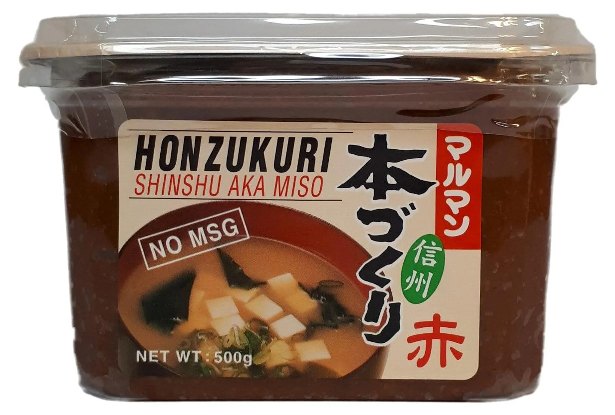 Honzukuri - Miso Hell, Sojabohnenpaste, 1 x 500 g Pack
