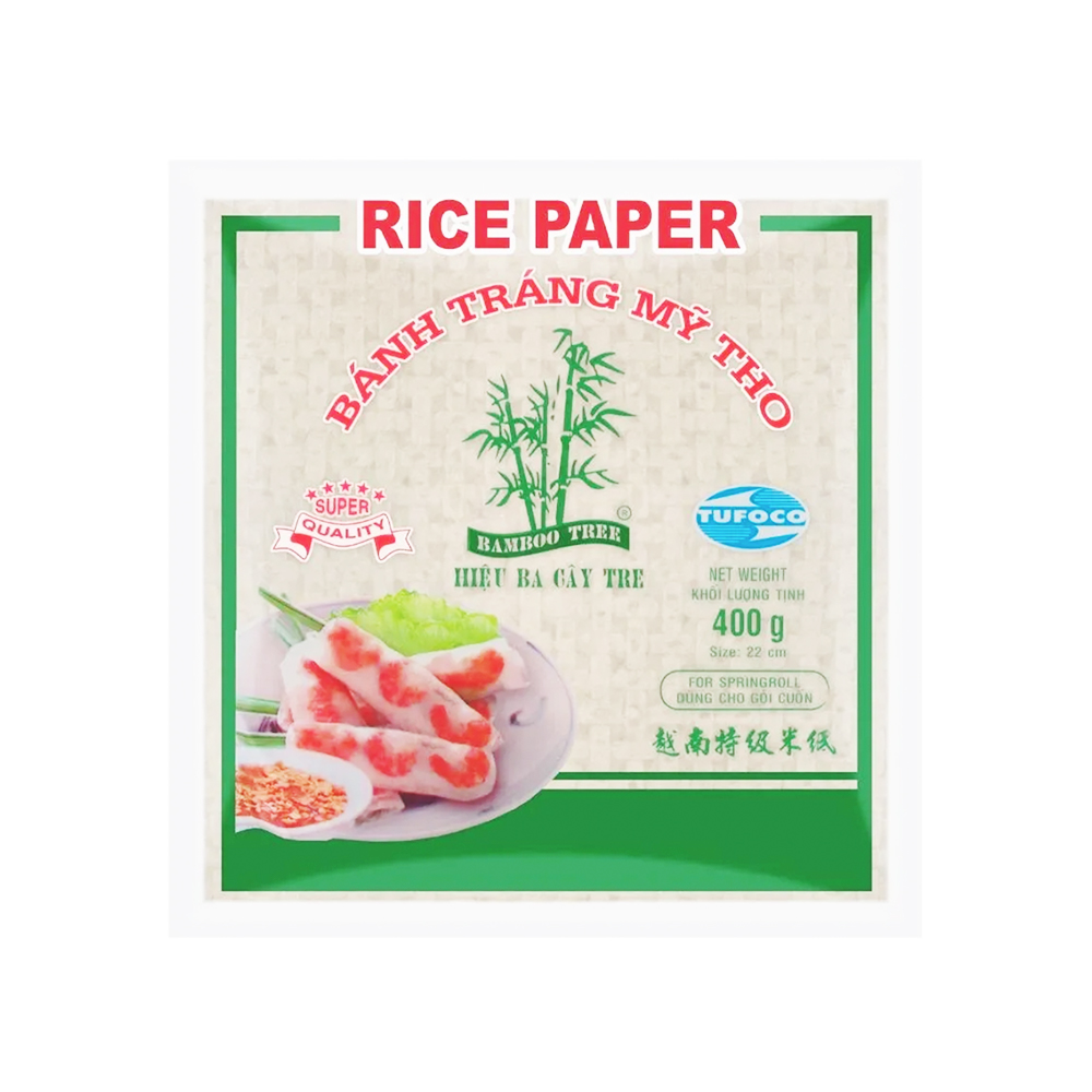 Reispapier, Viereckig, Blatt, 22 cm - 1 x 400 g Pack
