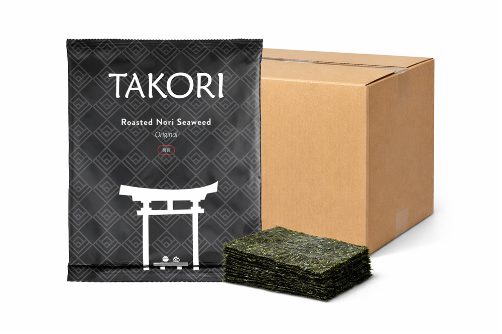 Takori - Noriblätter, Ganz, Gold, 1 Karton à 10 x 50 Stück