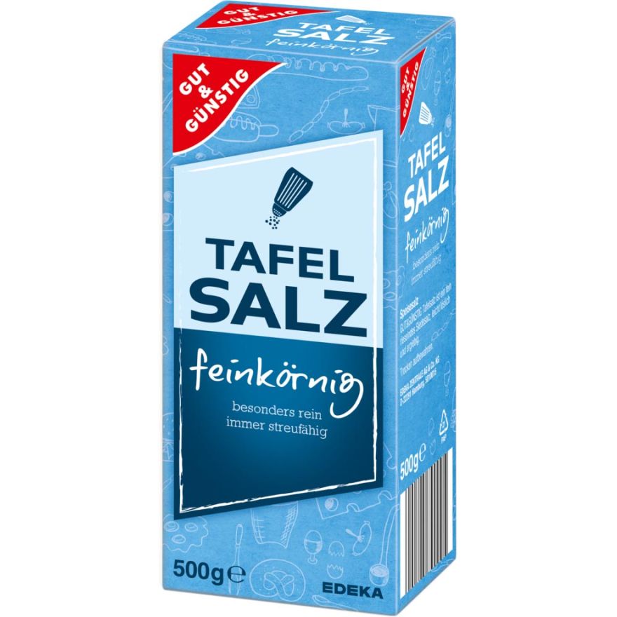 Speisesalz - 1 x 500g Pack