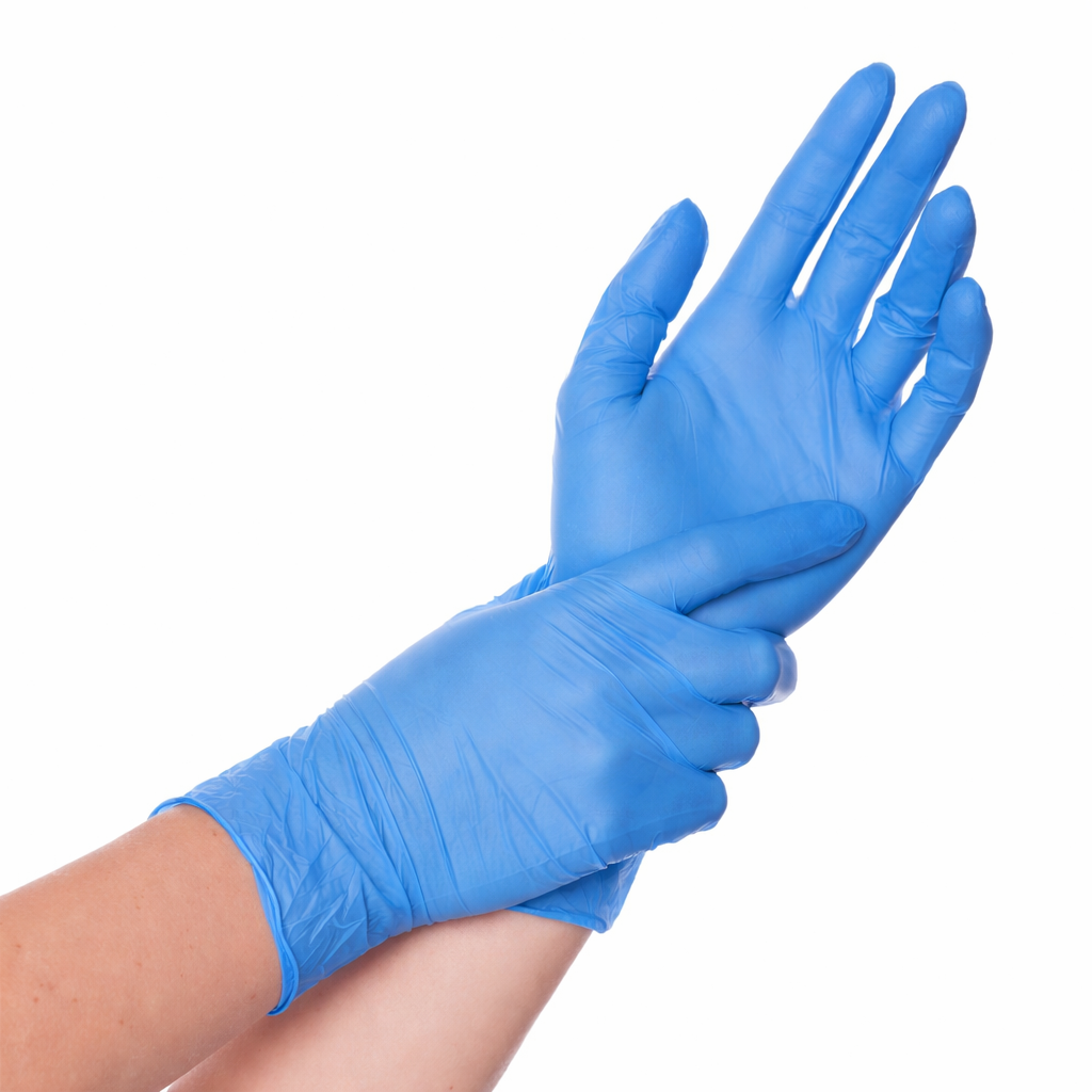 Nitril-Hygienehandschuhe, Farbe: blau, Größe: XL, 1 Karton à 10 x 100 Stück